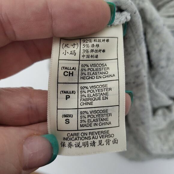 Max Studio Womens Gray V Neck Dolman Sleeve Stretch One Piece Mini Dress Size S - Picture 7 of 9